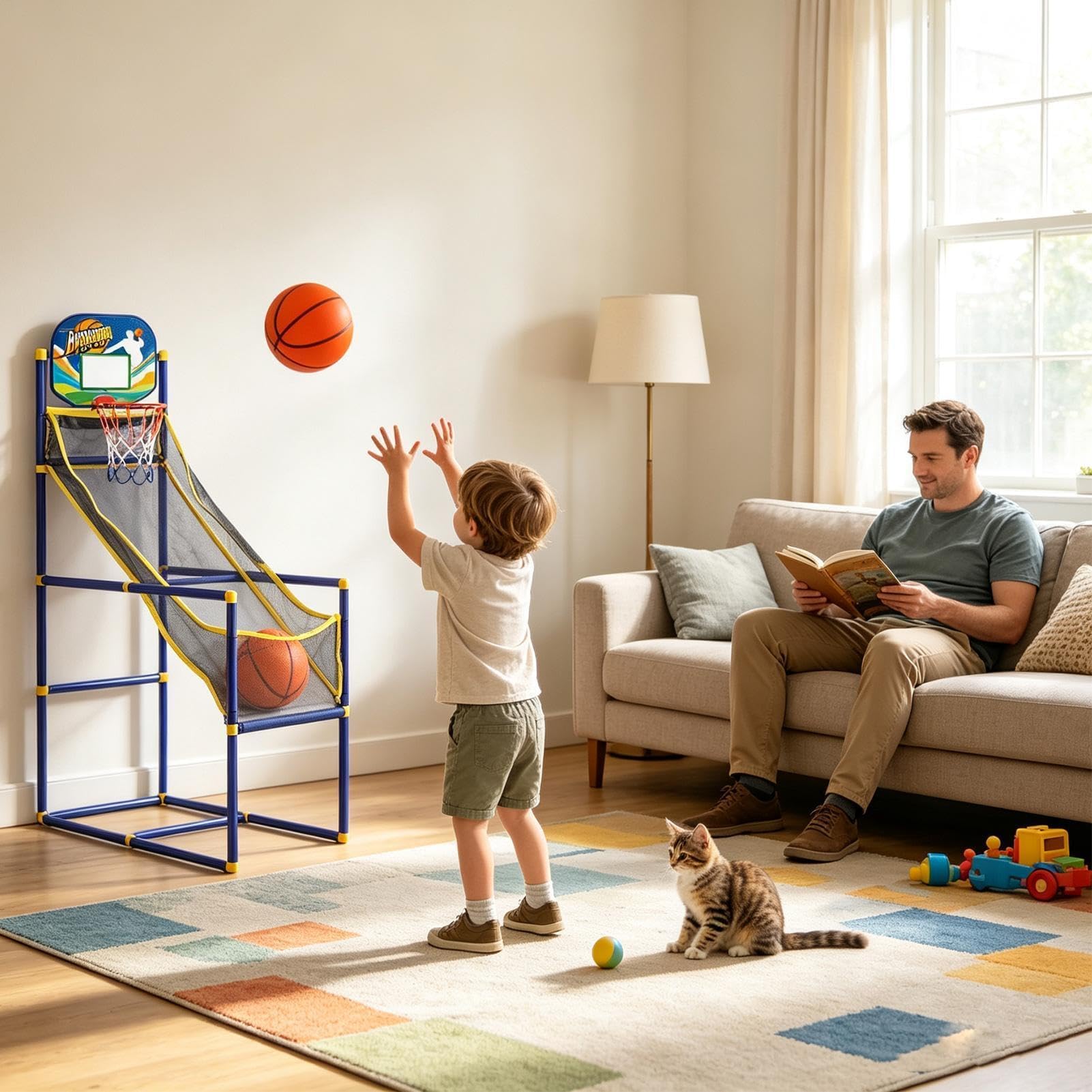 Set di canestro da basket per bambini per interni ed esterni