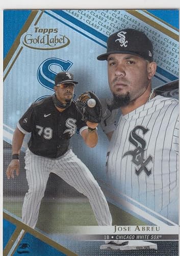 Baseball Trading Card MLB 2021 Topps Gold Label Class 3 Blue #8 Jose Abreu NM Near Mint 2350 White Sox