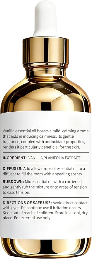Aceite Esencial Puro de Vainilla, 118 ml, para Difusor y Aromaterapia miniatura 8