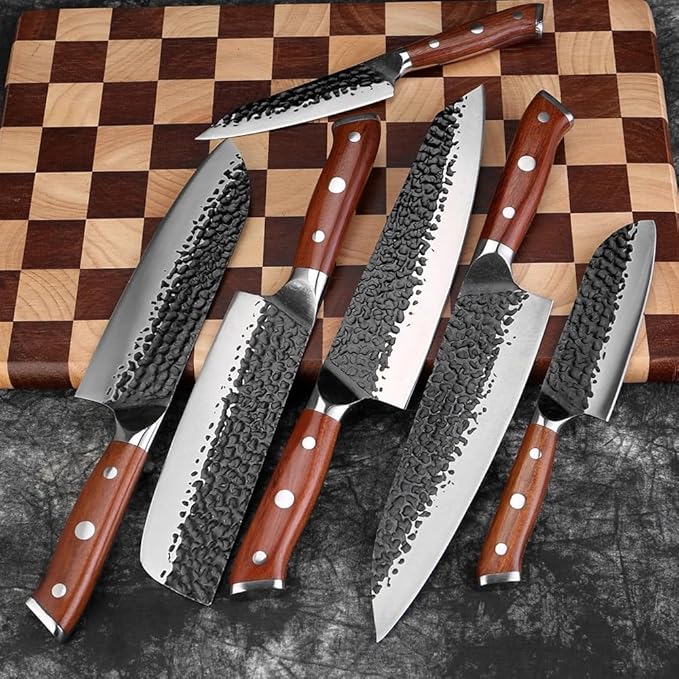 Set de Cuchillos de Cocina 6 Piezas Acero Inoxidable miniatura 2