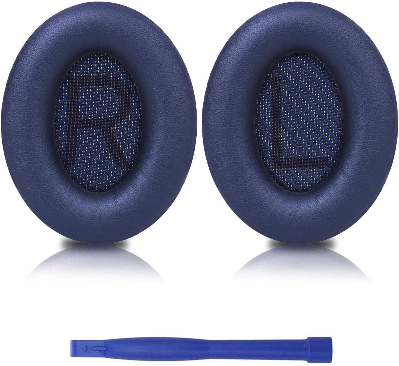 Techzere Replacement Ear Cushions Pads Ear Cup Cover for Bose QC35, QC35 II Headphone (Blue)