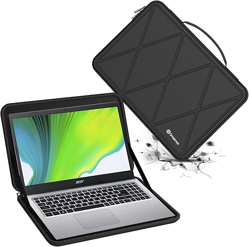 Vista 13 de Smatree Funda Protectora EVA Dura Compatible para Acer Aspire 5 A515/3 A315/1 A115 de 15.6 Pulgadas, para Acer Aspire Vero Green-AV15 Funda Serie X