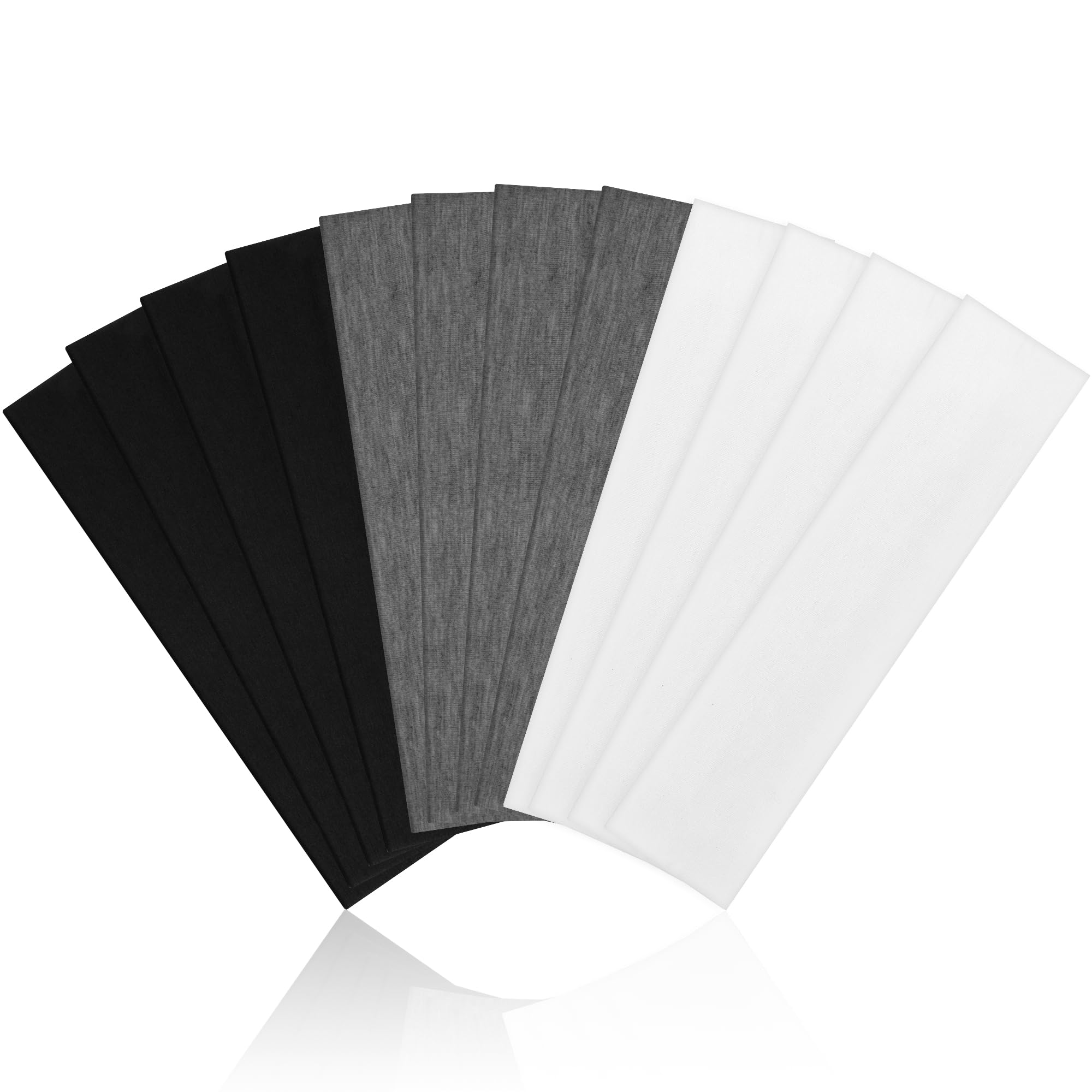 DiyJibb Headbands for Women - 12Pcs Non-Slip Cotton Cloth Headbands for Women's Hair Accessories, Fashion Sports Hair Bands & Ties, Soft Fabric for Yoga, Running, Workout-image-13