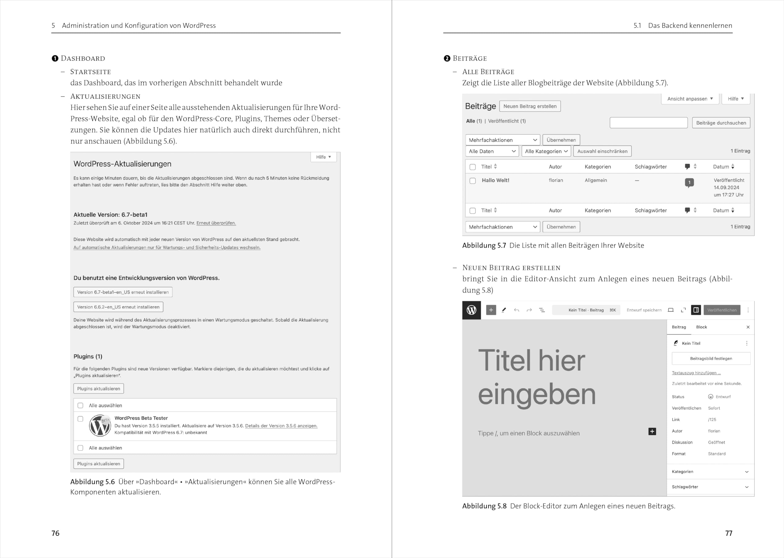WordPress 6: Das umfassende Handbuch. Fast 1.000 Seiten Wissen zu WordPress inkl. Themes, Plug-ins, WooCommerce, SEO und mehr. Ausgabe 2025