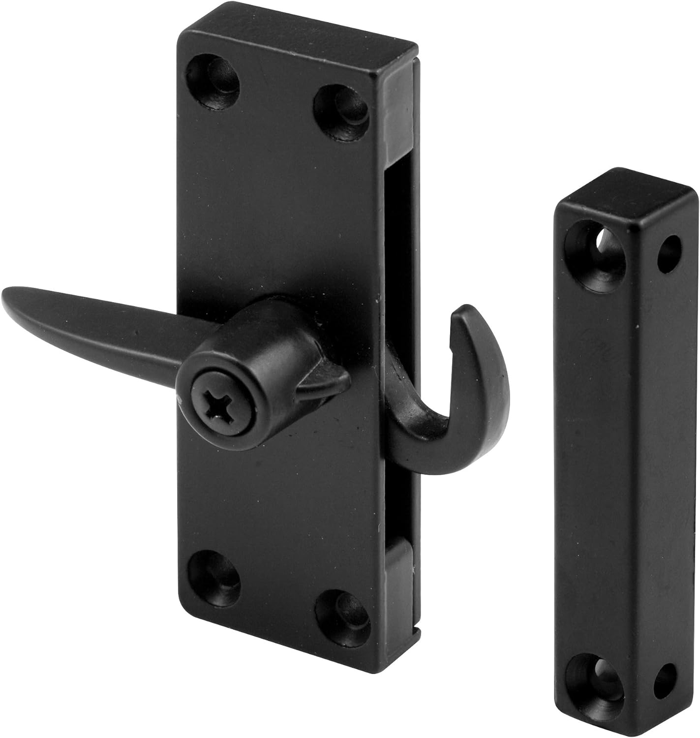 PrimeLine A 104 DieCast Black RightHand Sliding Screen Door Latch