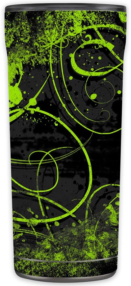 MightySkins Skin Compatible with OtterBox Elevation Tumbler 20 oz - Green Distortion | Protective, Durable, and Unique Vinyl Wrap Cover | Easy to Apply, Remove, and Change Styles | Made in The USA