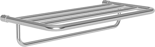 Ginger XX43-24PC Estante de hotel con marco de toallero, 24" de ancho, cromo pulido