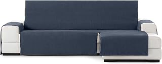Eysa Funda de chaisse Longue práctica Rabat 240cm., Color 03/Azul, Derecha Vista Frontal, 240 CM.DERECHA