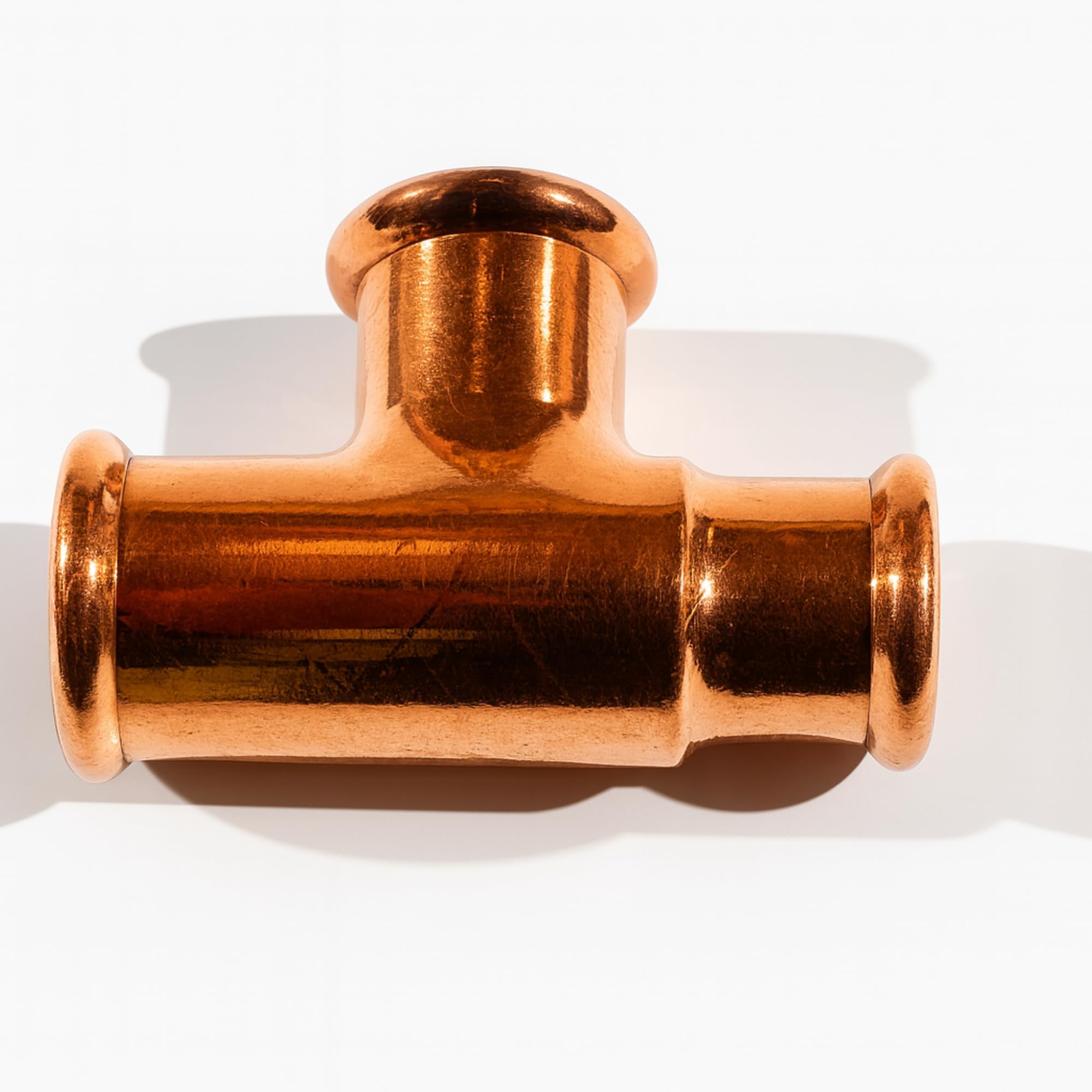Westco 28x22x22mm Copper Reduced Press Fitting Tee Connector Water System