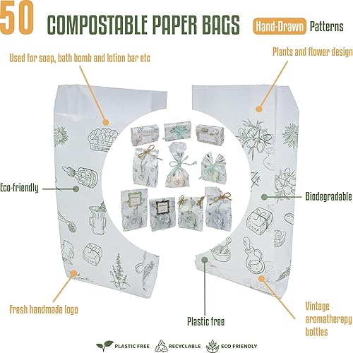 Miniatura 5 de Kit de fabricación de moldes de jabón con cortador de madera moldes de jabón de silicona de 46 onzas morado  Proceso de fusión y vertido o frío 50