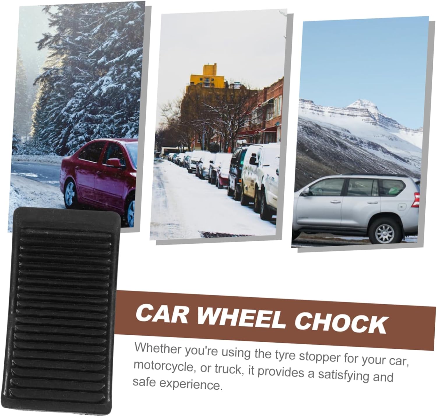 2pcs Rv Tire Chocks Camper Wheel Chock Wheel Blocks for Vehicles Trailers