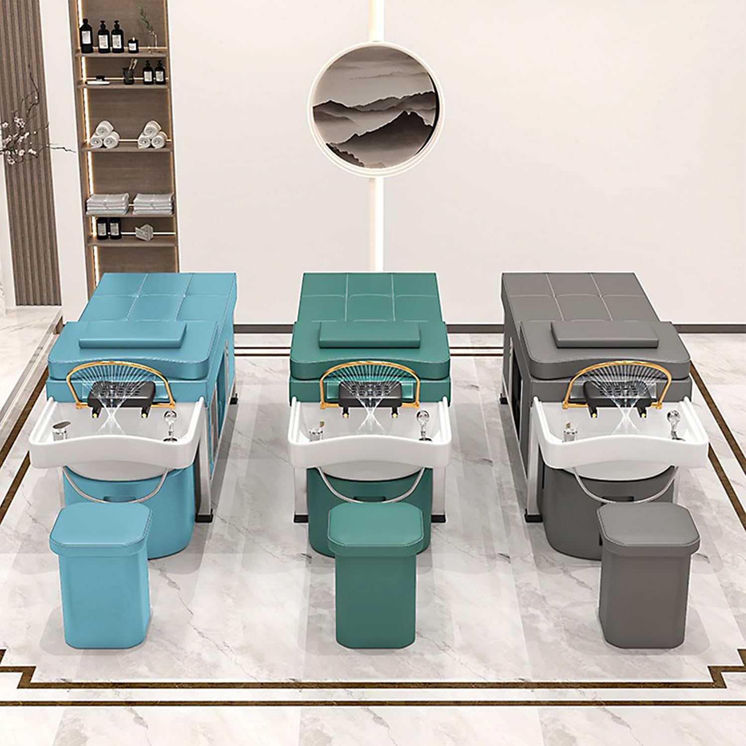 ヘッドスパベッド Amazon.co.jp: DHYBDZ 電気水循環ヘッドセラピーベッド、ヘッドスパ