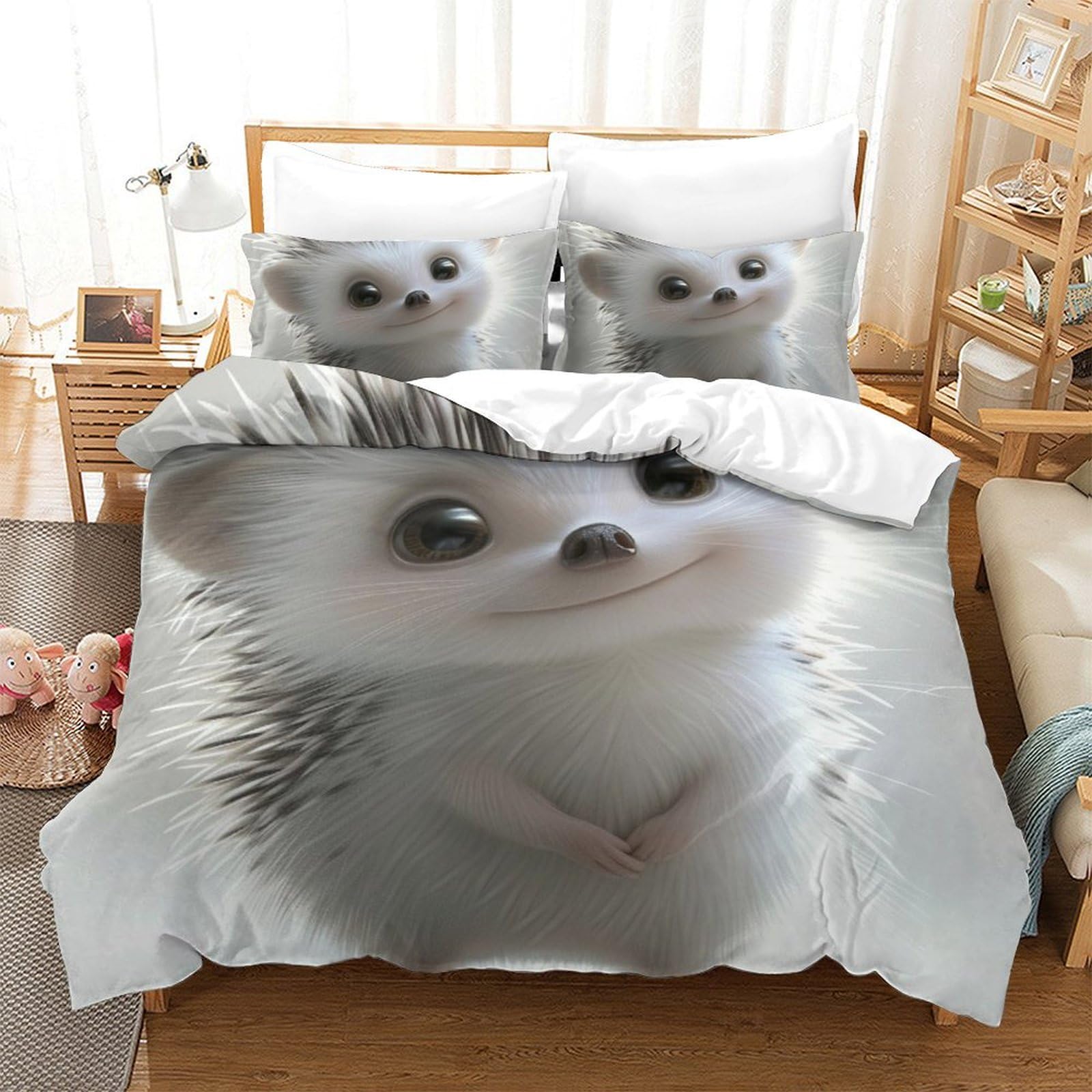 Housse de couette hérisson 3D pour créer une ambiance cocooning dans votre chambre