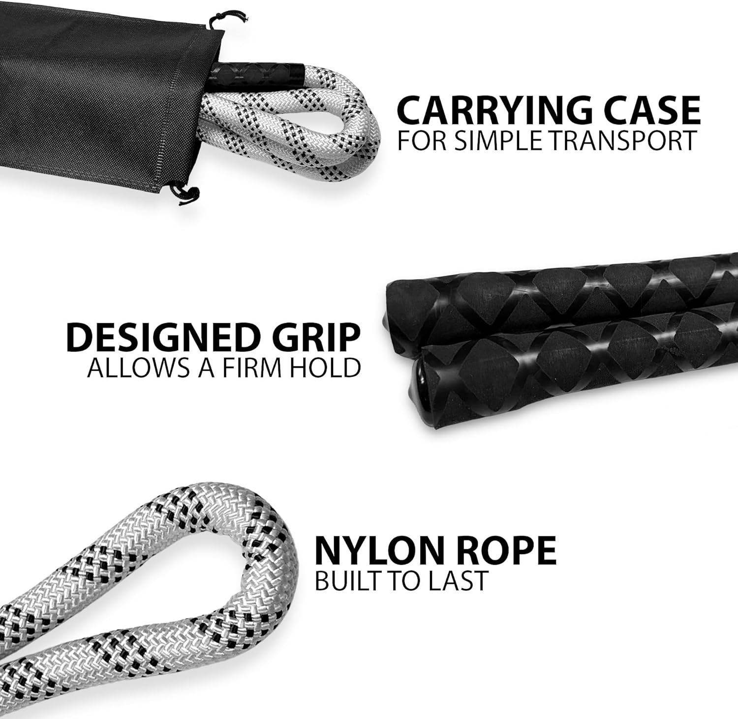 ゴルフロープ スイングトレーナー &ndash; キャリーバッグ付き調節可能なゴルフトレーニングロープ &ndash; 屋内/屋外ウォームアップ&amp;ス