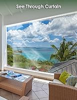 Vista 2 de Lonas de PVC transparentes de servicio pesado de 20 mil, de 8 x 20 pies, impermeable, a prueba de viento, lona de vinilo transparente para patio