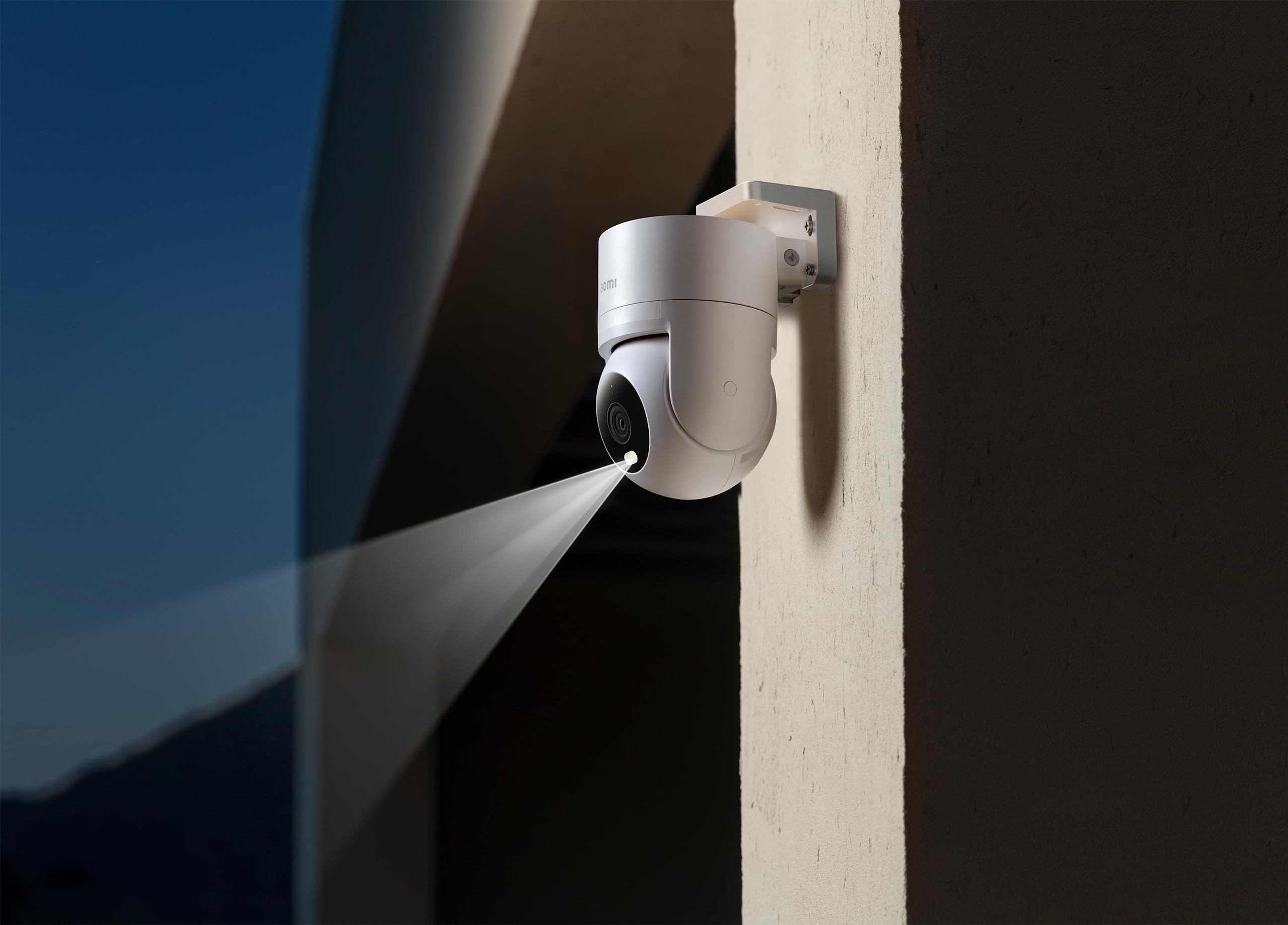 Xiaomi Outdoor Camera CW300 [Exclusiva Amazon], 2LED Infrarrojos, resolución HD de 4MP, visión Nocturna en Color, Resistencia a la Intemperie, detección Humana Gracias a la IA