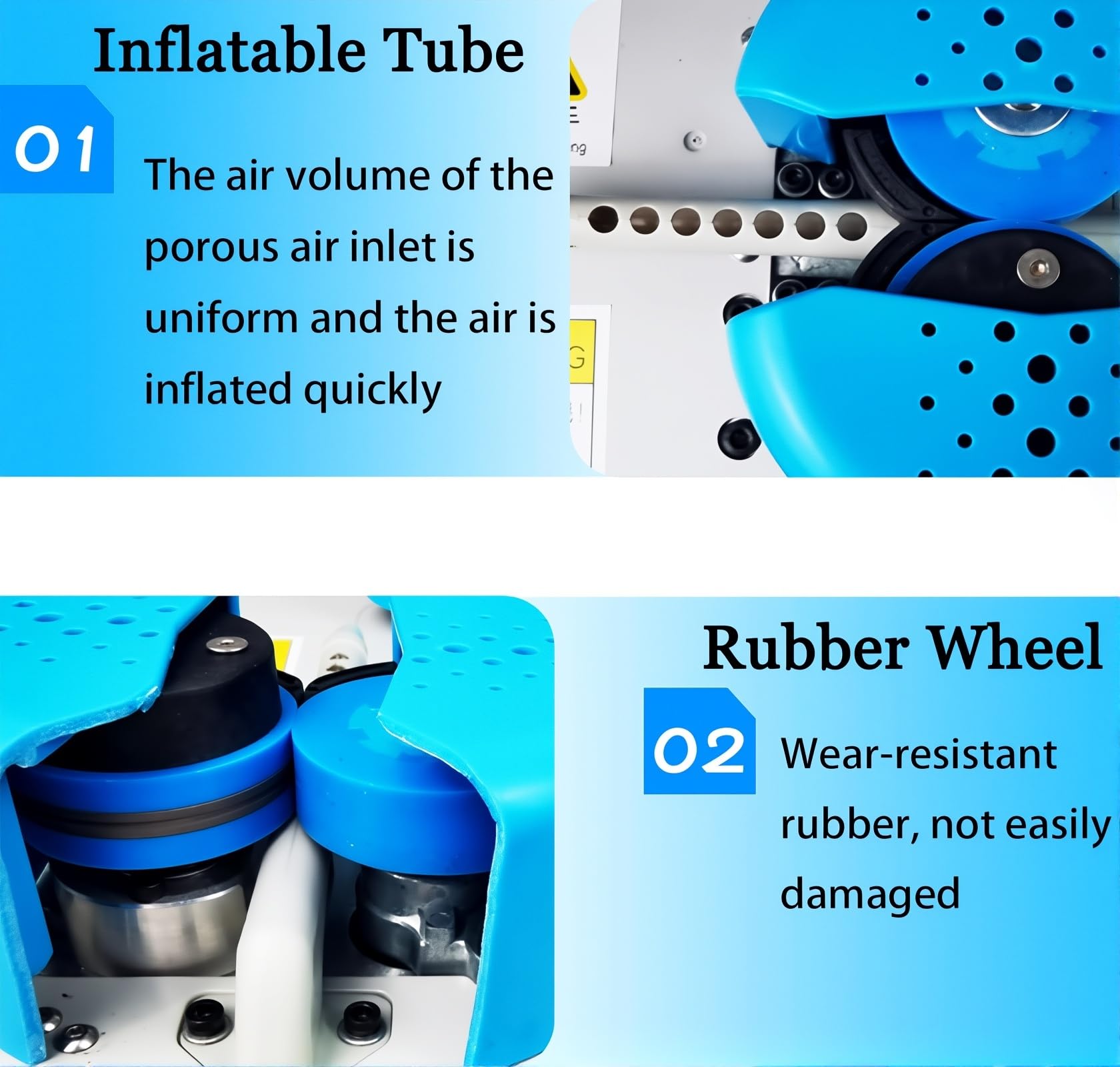 Tragbare Luftkissenmaschine, Luftkissenhersteller für Verpackung mit 5-10M/min Geschwindigkeit, Heißsiegelung Mini Inflator für Versand, Verpackung, Schutz Produkt
