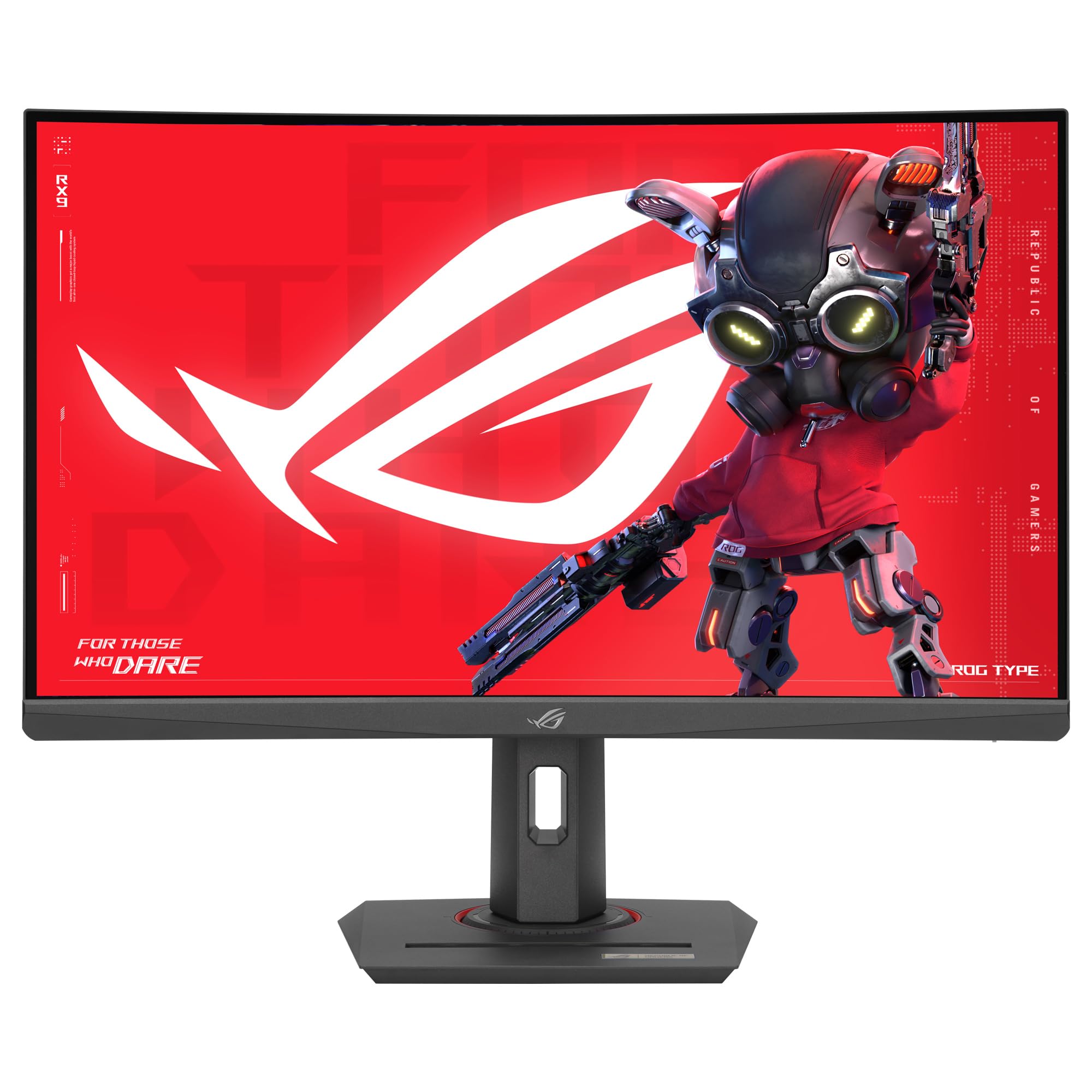 ASUS ROG Strix XG27WCS - Monitor Gaming USB Tipo-C de 27 Pulgadas 2560x1440, Curvo, 180 Hz (sobre 144Hz), 1ms (GTG), Fast VA, ELMB Sync, FreeSync, DisplayWidget Center, Soporte para trípode, HDR