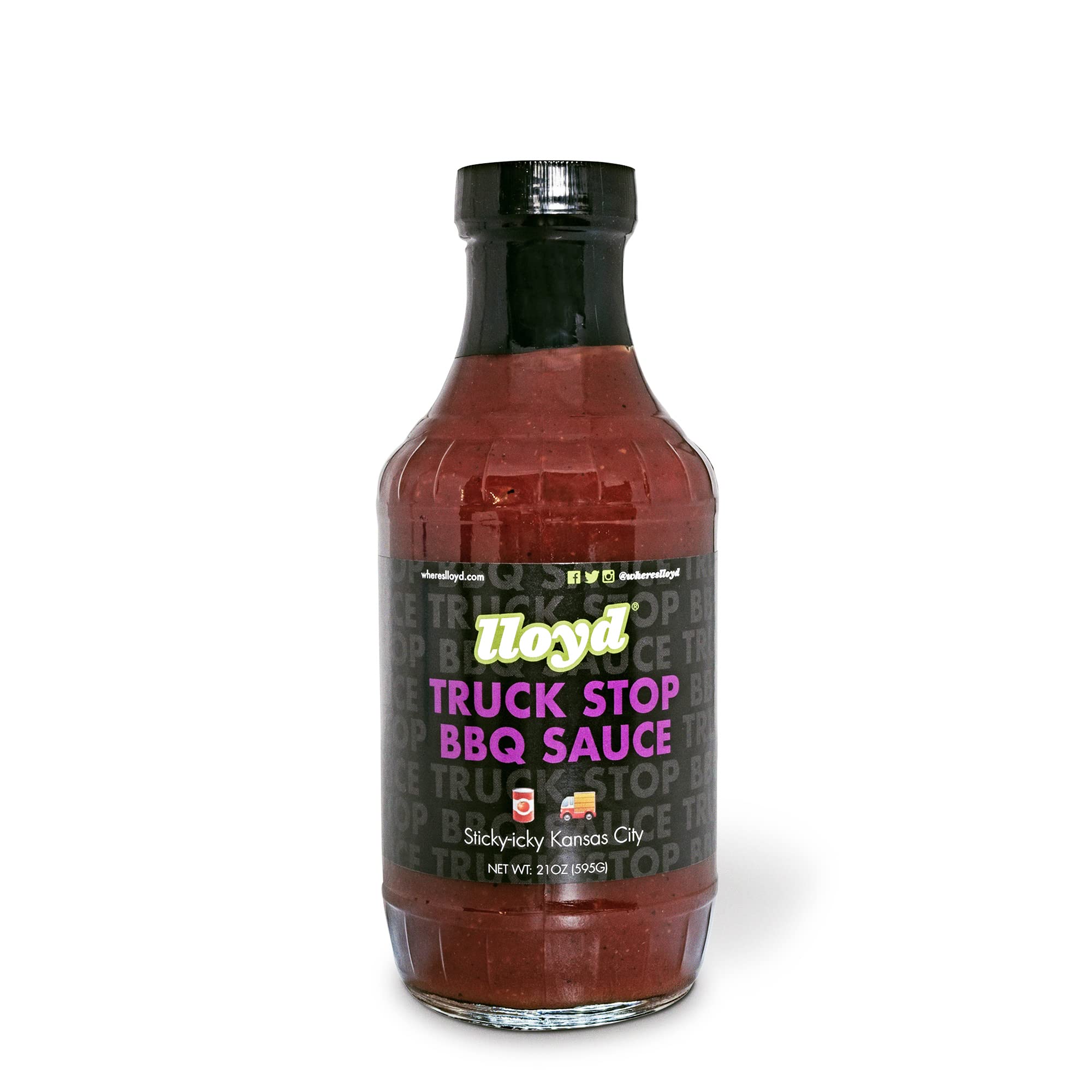 lloydTruck Stop BBQ Sauce - Kansas City Style - Small Batch - All Natural - NO Preservatives