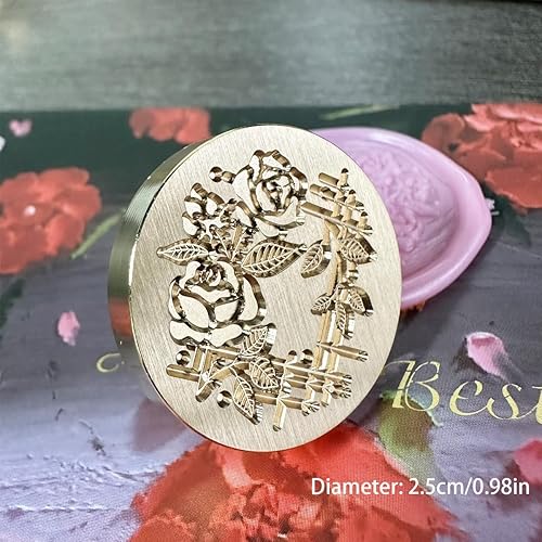 Miniatura 9 de Kit de sellos de cera con cuentas, cuchara, polvo de purpurina, sellos de cera azul para invitaciones de boda, tarjetas de San Valentín, regalos