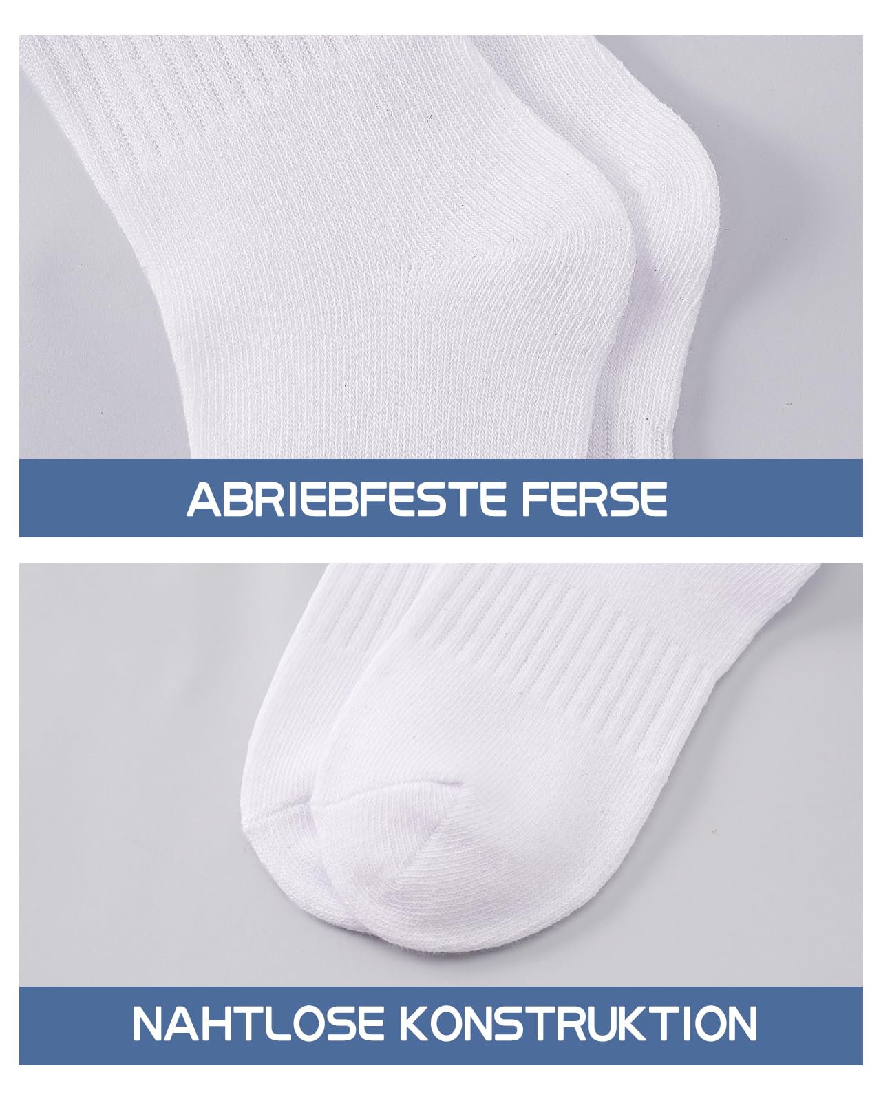 Kyopp Chaussettes Enfants Filles et Garçons Chaussette Coton Unisexe Kids Crew Socks 5 Paires