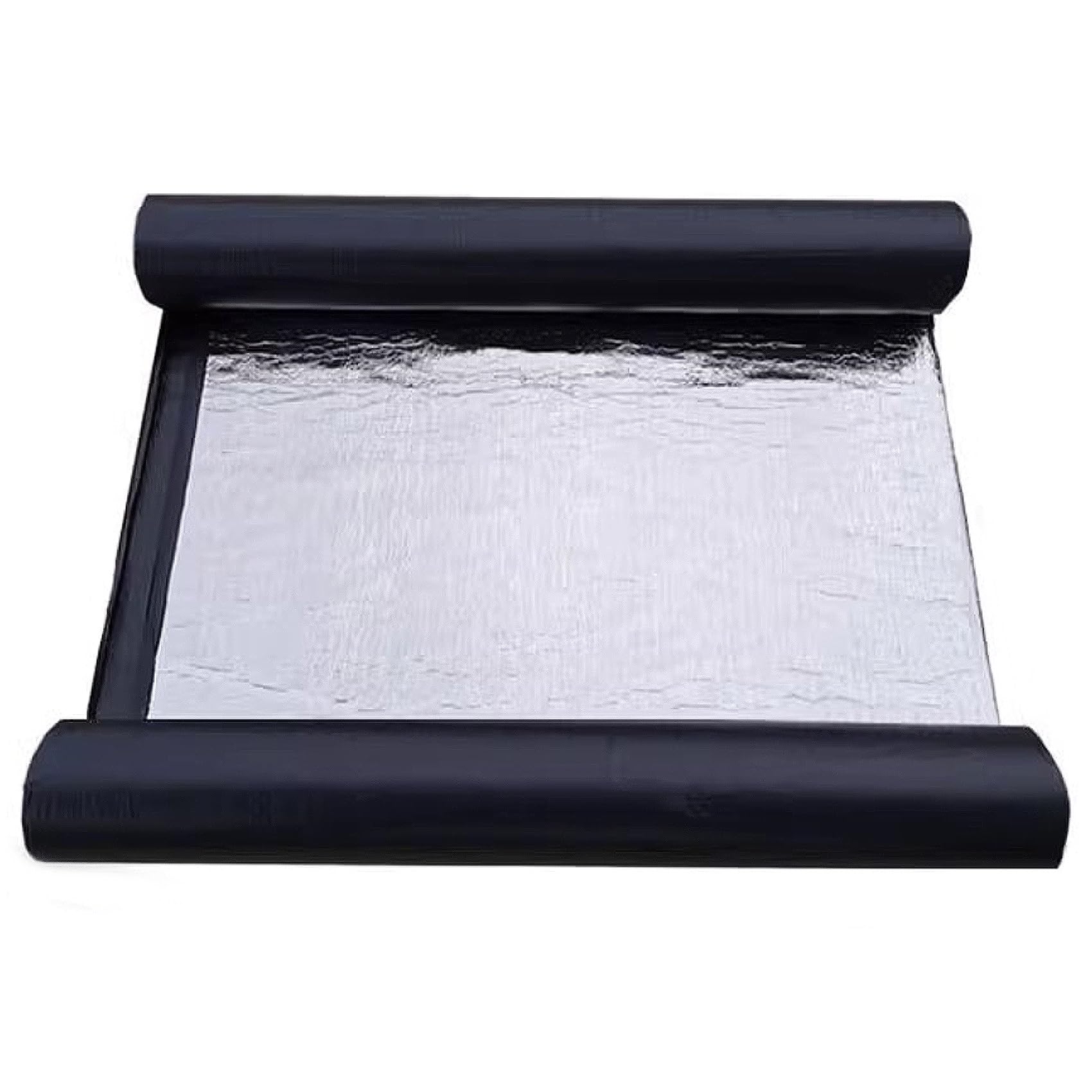 Genérico 50cm Ancho Tejado Tela Asfaltica Autoadhesiva Impermeable, 1.5mm Techo Cinta Selladora Aluminio Butilo Adhesiva, Banda Bituminosa de Reparación para Terraza Tejado Goteras(0.5x3m)