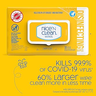 Nice 'N Clean Disinfecting Surface Wipes 304ct | Cleans & Disinfects Home & K...