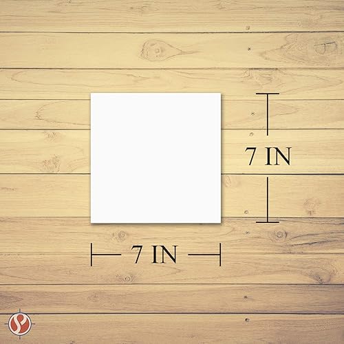 Miniatura 9 de Cartulina cuadrada de 11 x 11 pulgadas  Papel de cartulina gruesa blanca con cubierta de 80 libras, acabado liso, para álbumes de recortes, artes y