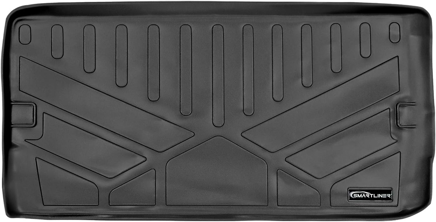 SMARTLINER All Weather Custom Fit Cargo Trunk Liner Floor Mat Behind 3rd Row for 2011-2012 Dodge Durango