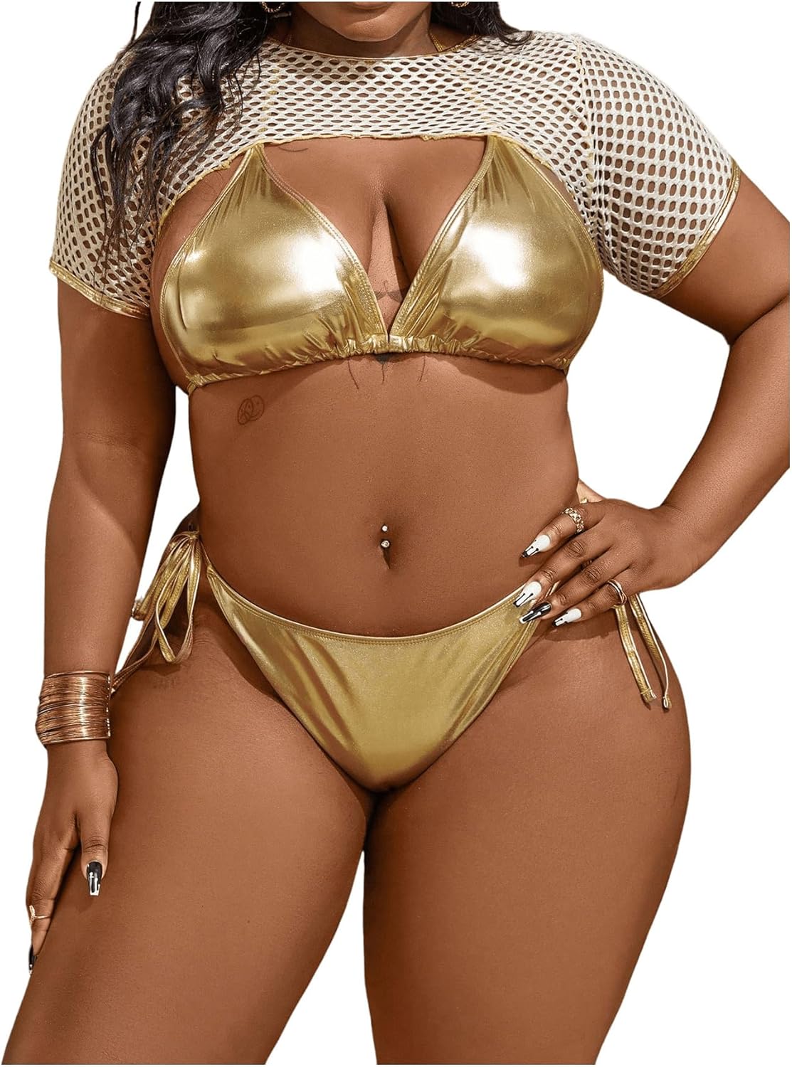 MakeMeChic Women's Plus Size Piece Bikini Set Tanzania Ubuy