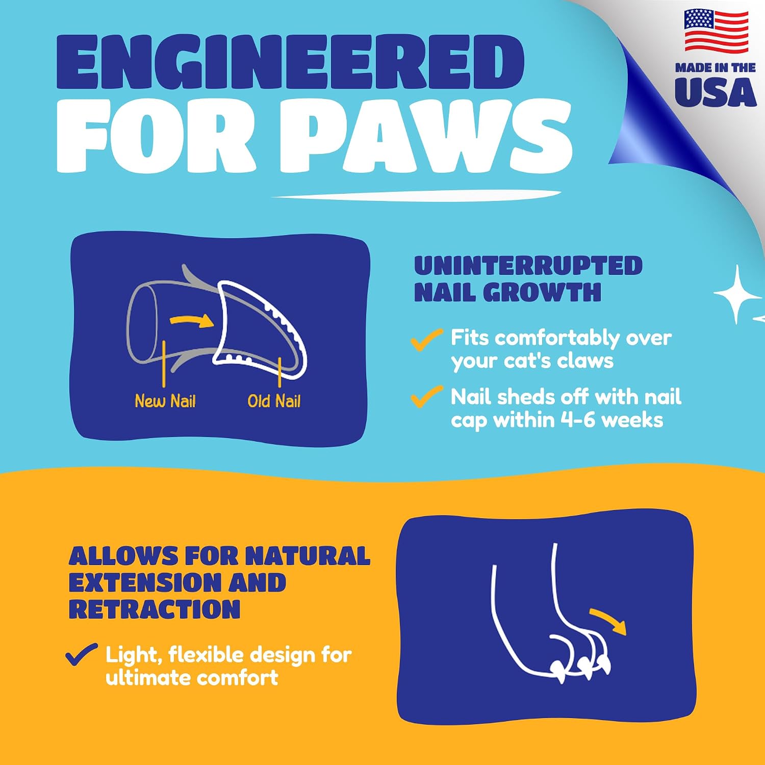 Soft Claws Nail Caps for Medium Cats, 40 Caps, Pink Sparkle