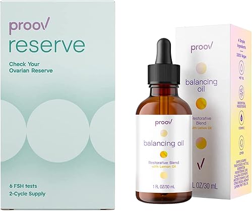 Revise la reserva ovárica y mantenga el equilibrio  Prueba de reserva ovárica en casa  Aceite de equilibrio para apoyar su equilibrio (limón)