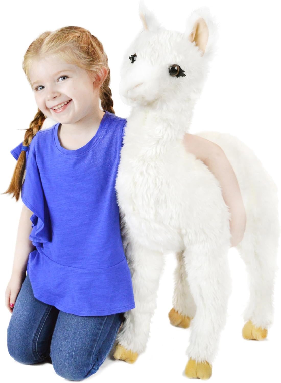 TigerHart Alana The Alpaca - 30 Inch Tall Stuffed Animal Big Plush Llama
