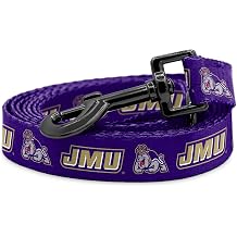 James Madison Dukes Officially Licensed 6 Foot Dog Leash | Great Gift for Fans | for Pets