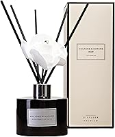 Vista 25 de CULTURE & NATURE - Set de difusor de varillas de 6.7 onzas líquidas (200ml) - Difusor con varillas perfumado a vainilla - Fragancia para el hogar