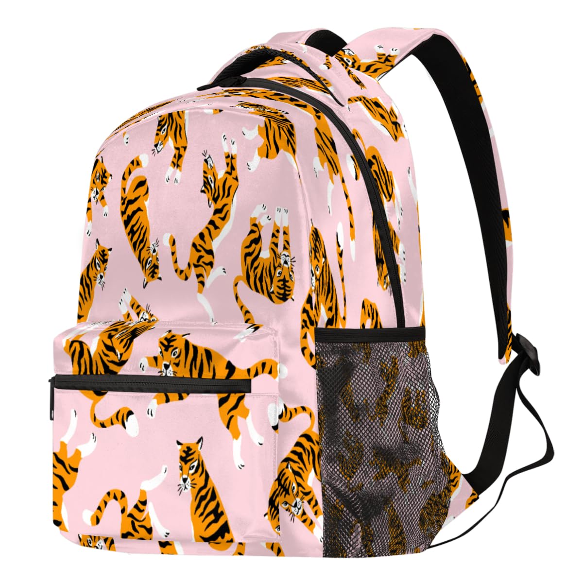 Sac à dos tigre grand format pour école et ordinateur portable - 8