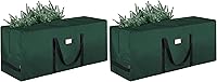 Vista 9 de BALEINE Bolsa de almacenamiento para árbol de Navidad de 9 pies, bolsa para árbol de Navidad artificial extragrande resistente con asas reforzadas