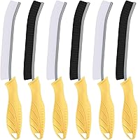 Vista 11 de Cepillo de inodoro, 2 piezas de cepillo de limpieza de baño, raspador de inodoro, cepillo de inodoro profundo con agujero para colgar, cepillo