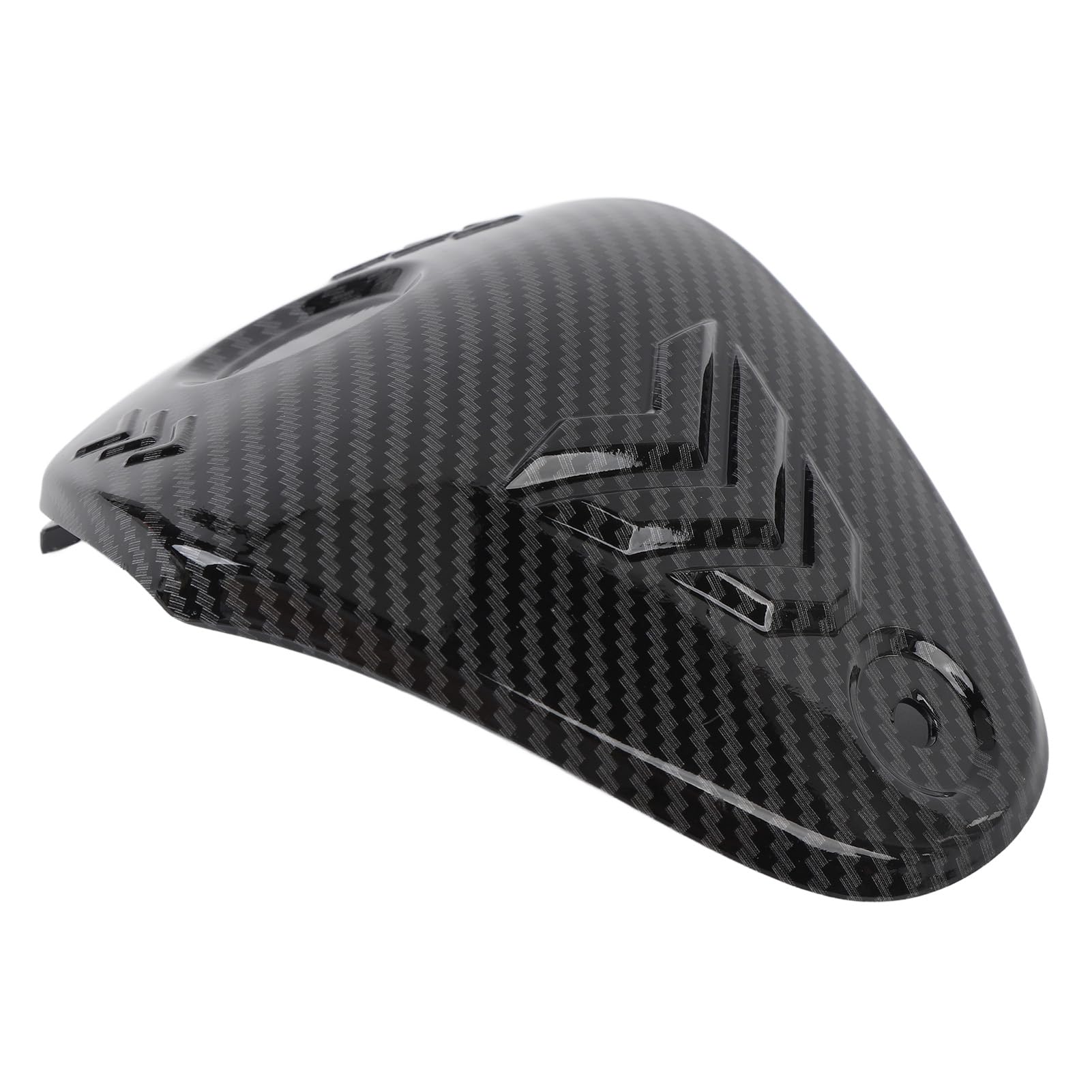 Cubierta Central Superior del Manillar de la Motocicleta Patrón de Fibra de Carbono Resistente a los Arañazos para XMAX 300 2017 a 2022