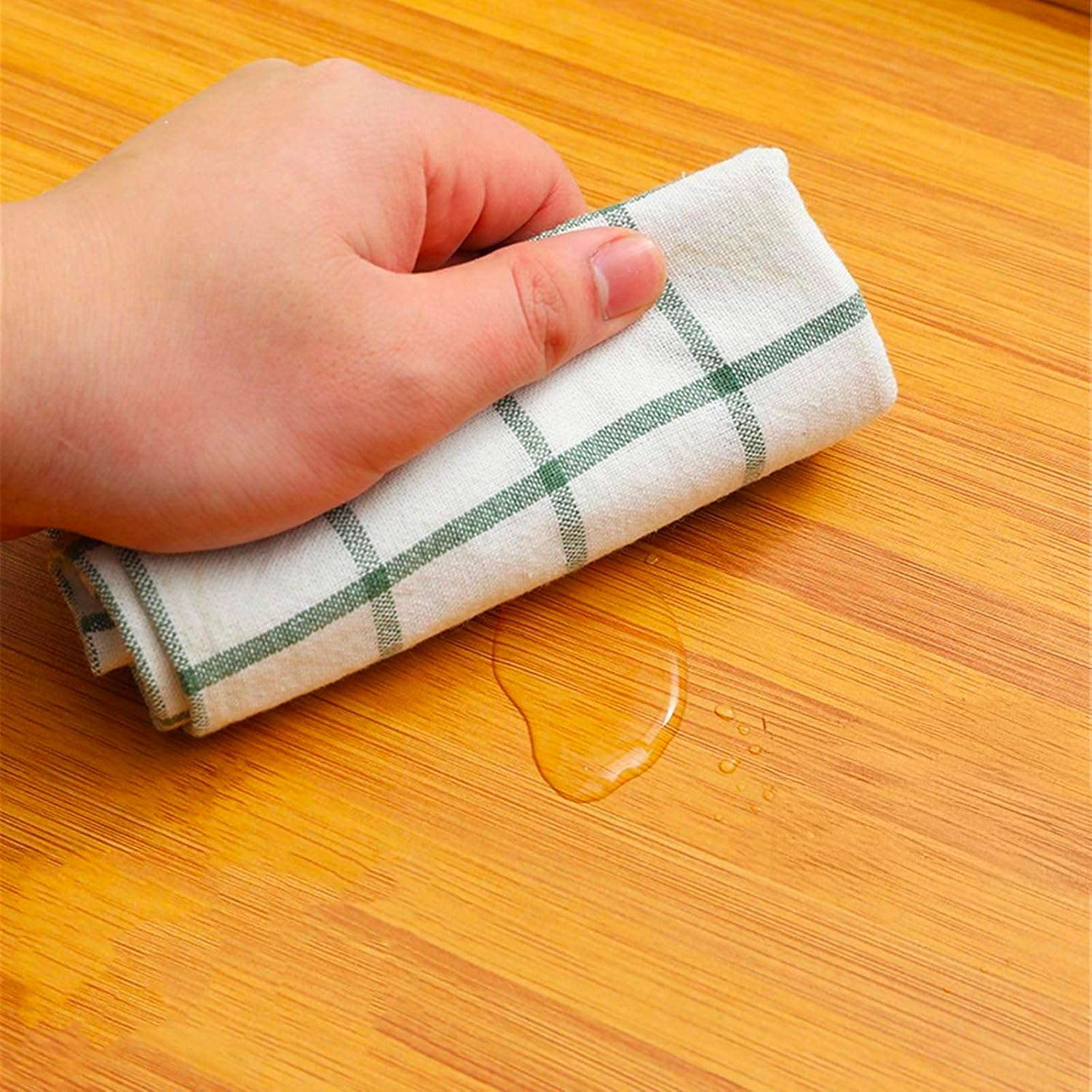 Avilia Vassoio Colazione a Letto in Bambù con Impugnature e Gambe Pieghevoli - Perfetto per Mangiare Comodamente a Letto - 50x30x21cm