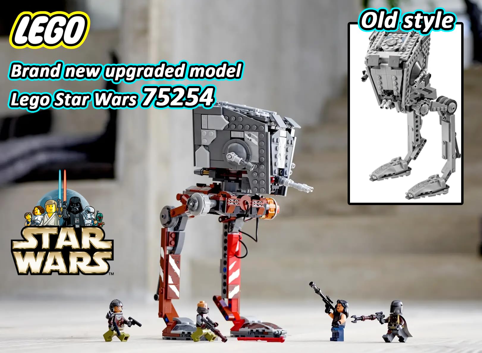 LEGO Star Wars 75254 at-ST Raider from The Mandalorian (540 Pieces) - Image 6