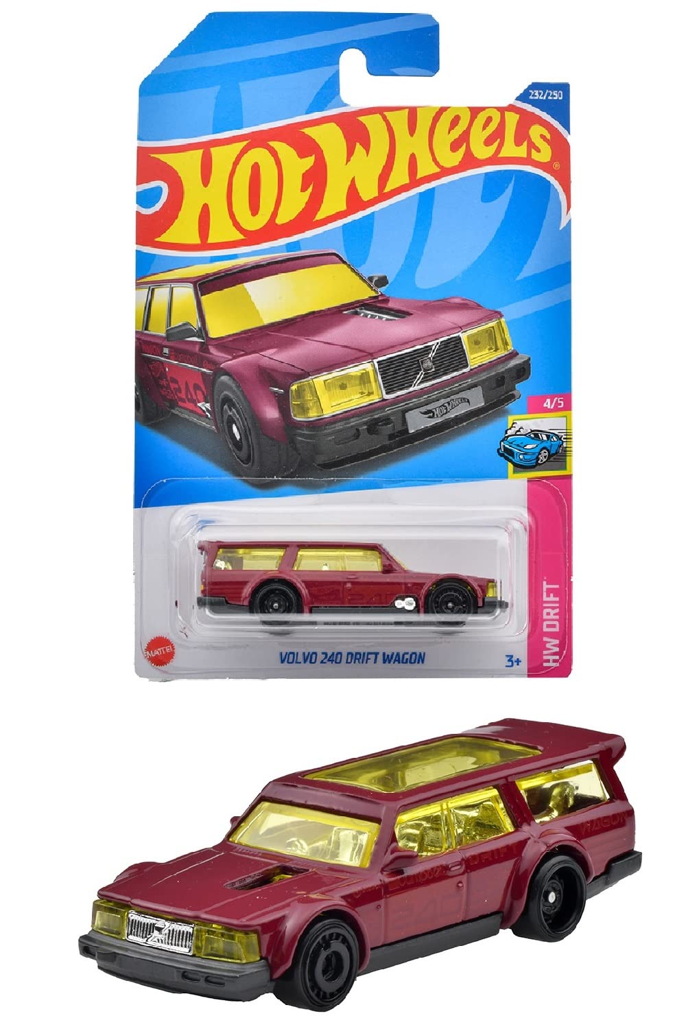 Amazon.co.jp: ホットウィール(Hot Wheels) ベーシックカー ボルボ 240 