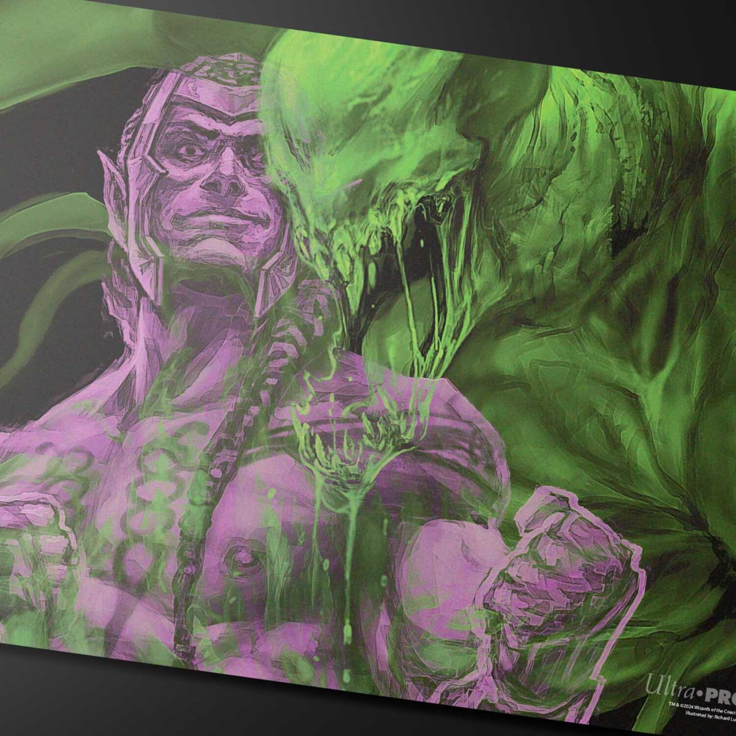 Ultra Pro Magic: The Gathering Playmat – Mythic Cycle Blue – Duskmourn – 61 X 34,3 Cm – Rutschfest