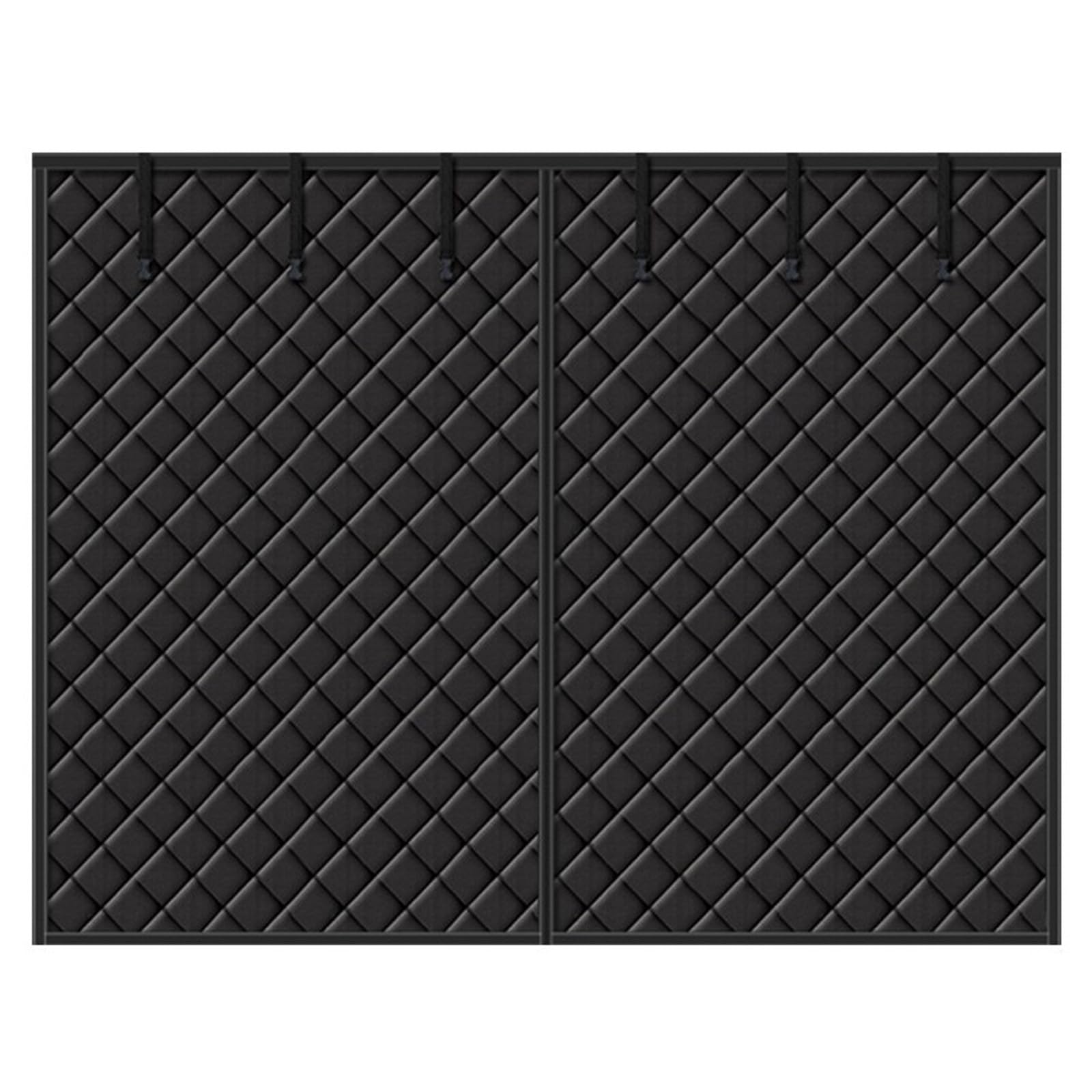 Garage Magnetische Thermische Isolierte tür Vorhang, Garagentor-Vorhänge, Garagentorschutz für Den Wintern, Garagentor-Isolationsset, Thermovorhang Magnet tür Abdeckung Wetterfest(Black,320x240cm)