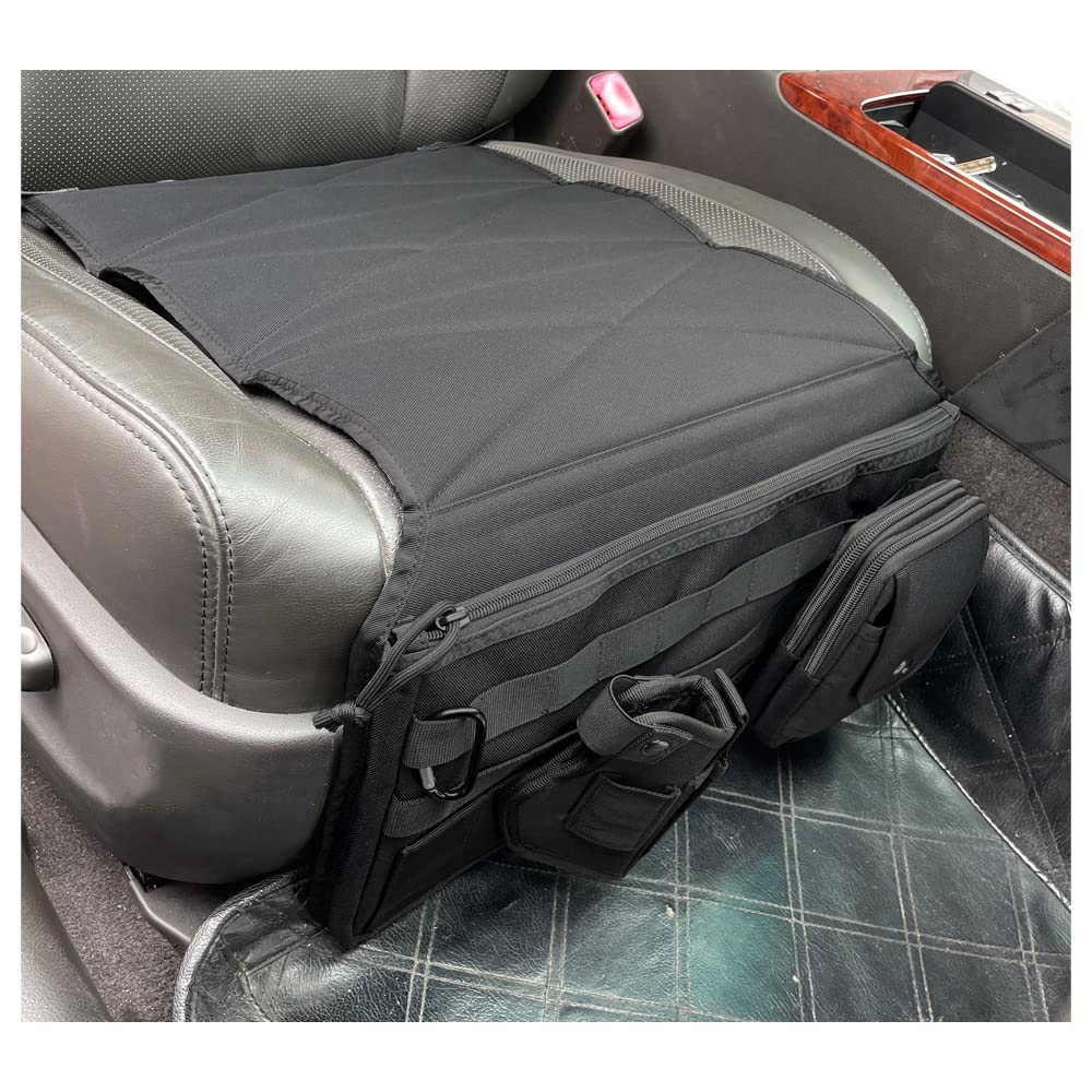 Car Gun Holster Oiloda Tactical Car Seat Carry Holster With Large Zipper  Pocket For Concealed Carry Gun Mount Pistol Holder Handgun Molle Seat Cover  Fits Most Vehicle Trucks SUVs Pickup, Soft Pistol, image size:1000x1000