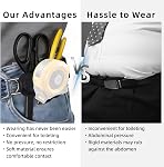 Buckleless Belt Hook, No Buckle Strap with Metal Adjustable Buckle-Free Comfort Waist Belts for Men & Women Daily Wear Work