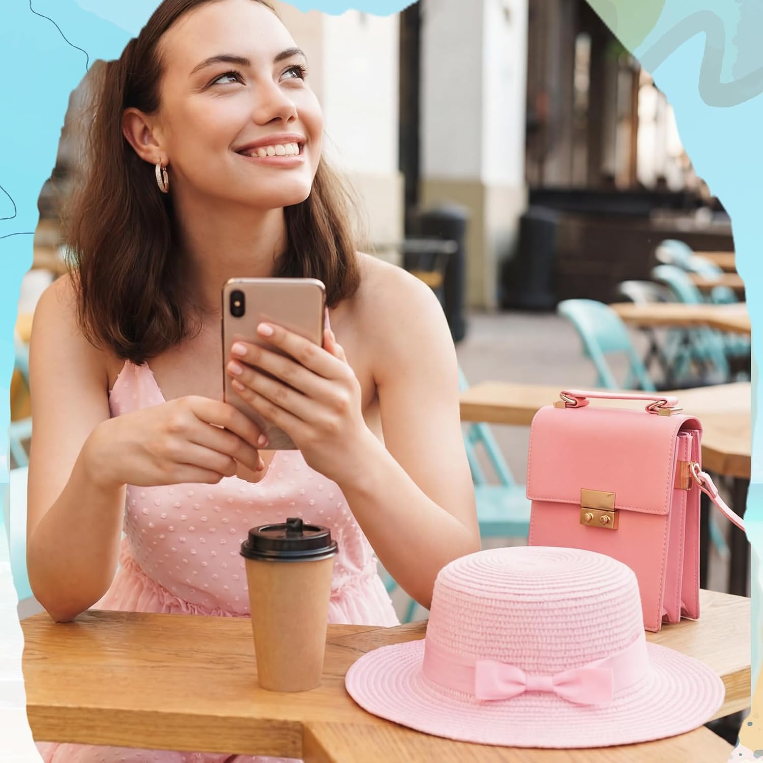Tigeen 12 PCS Sun Hats for Women Straw Boater Hat for Beach Summer Panama Fedora Hats for Tea Party