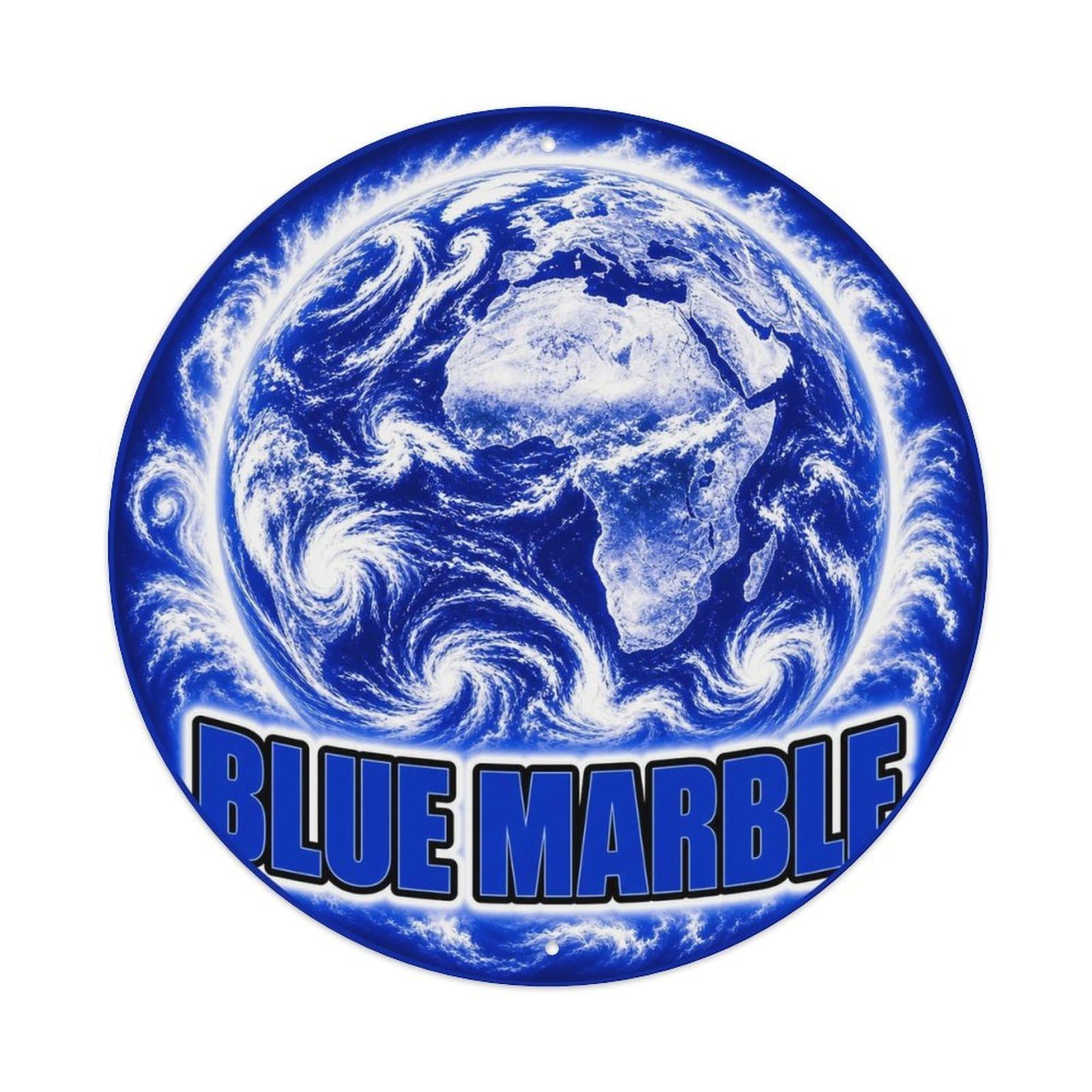 Solar System Earth Blue Planet Universe Astronomy Metal Tin Sign