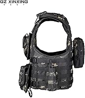 Vista 3 de Chaleco GZ Xinxing táctico para paintball, color negro