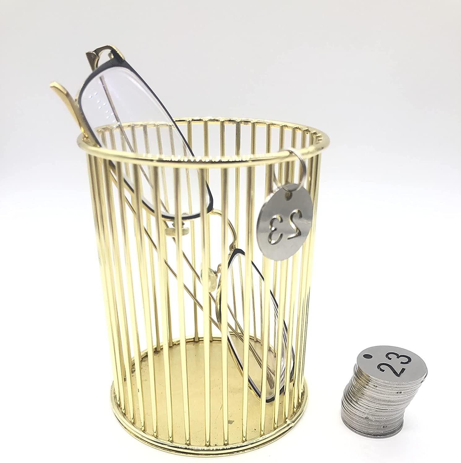 Amazon | 1〜30番番号札 ドア番号タグ, BetterJonny 直径23mm